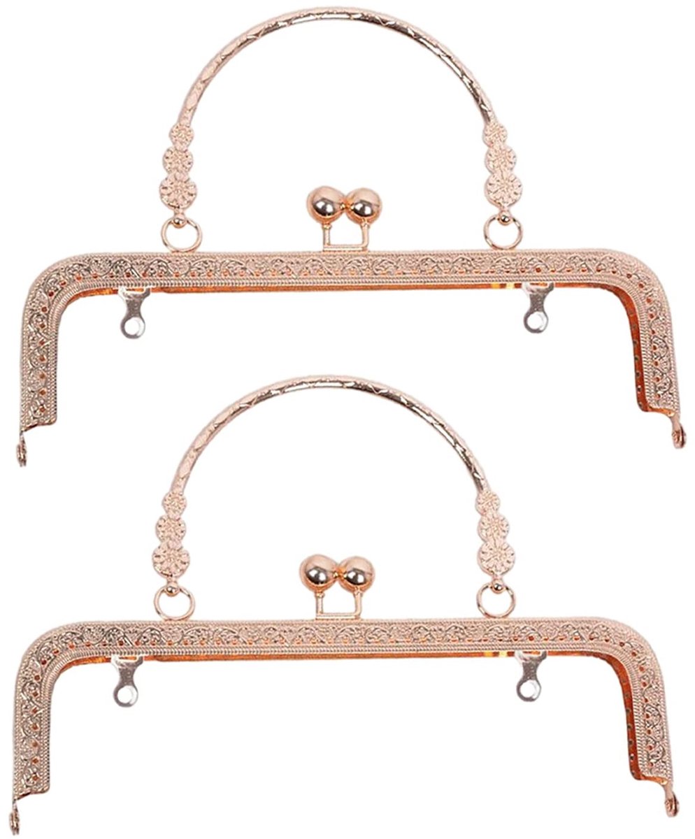 WANGCL 2 STKS Metalen Frame Portemonnee Sluitingen Voor Tassen Portemonnee Frames Voor Tas Maken Diy Retro Craft - ShopVlot