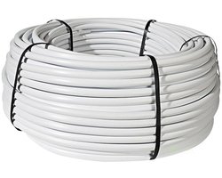 Netafim PE-slang Ø20 mm – Wit/Zwart – 4 bar – Ongeperforeerd – 50 m