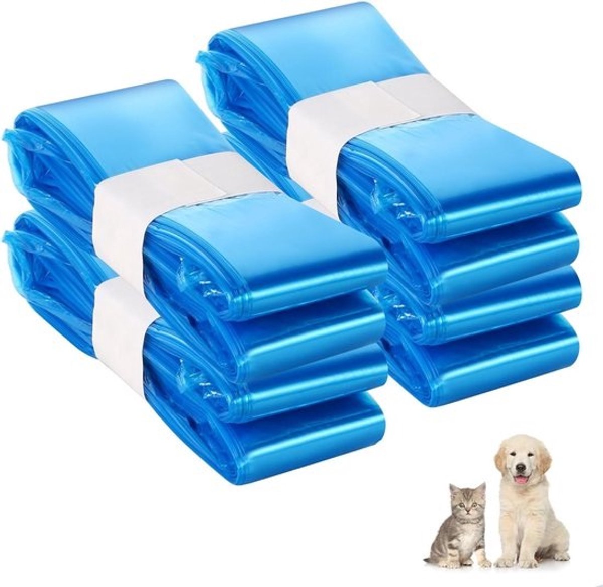 Hernieuwbare Vullingen voor Kattenbak en Luieremmer, 4 Stuks, Geschikt voor de meeste Luieremmers en Kattenbakken