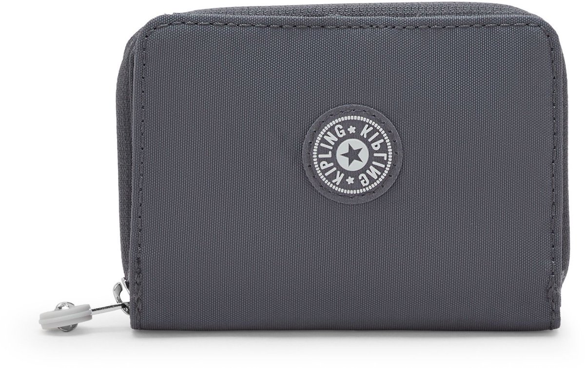 kipling portemonnee Basic Money Love Moonlit Grey grijs