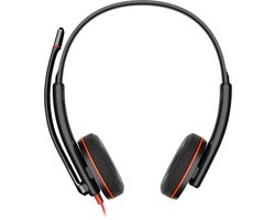 HP Poly Blackwire C3225 – Over-ear headset – Kabel – Stereo – Zwart – Volumeregeling – Microfoon uitschakelbaar
