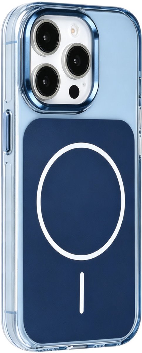 TUNIQ telefoonhoesje voor Apple iPhone 15 Pro - backcover MagSafe - Blauw