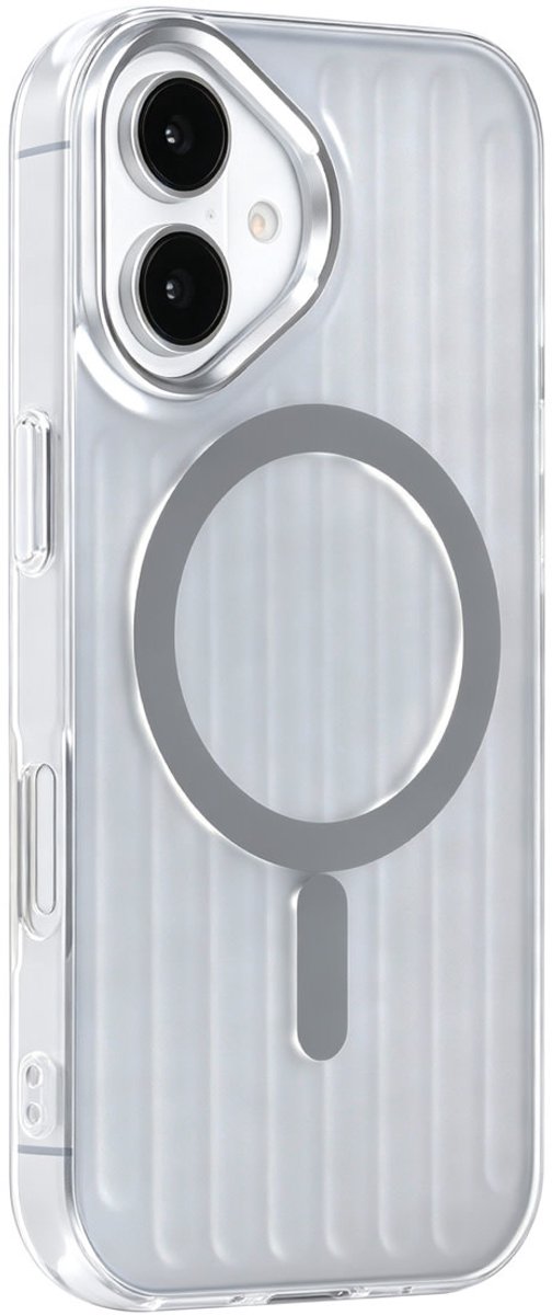 TUNIQ Backcover hoesje voor Apple iPhone 17 - luggage IMD MagSafe - Zilver