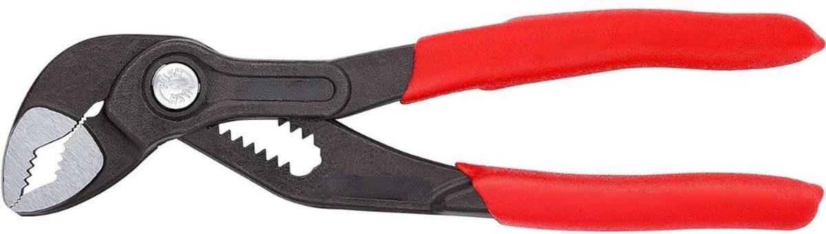 KIRA® Schroevendraaierset - Verstelbare Moersleutel - Tangenset - Rood - 9cm x 2cm x 3cm