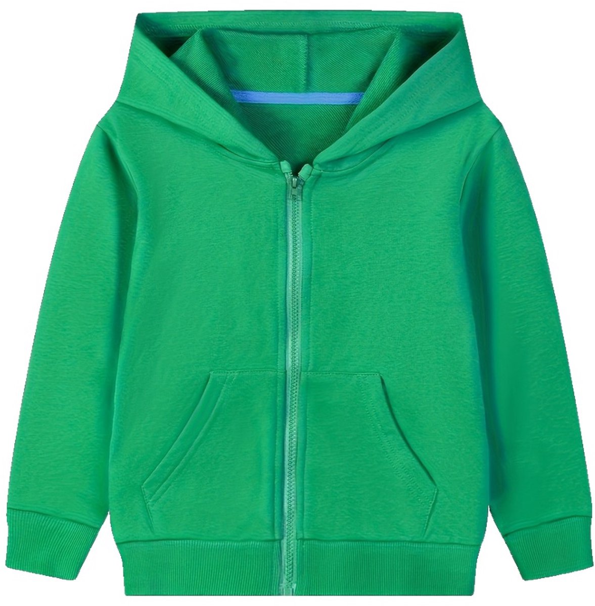 Currero Vest Jongens Met Rits Sweater Jongen Cardigan Gebreid Sweaters Hoodie Warme Trui Lange Mouw 4-5 Jaar Groen