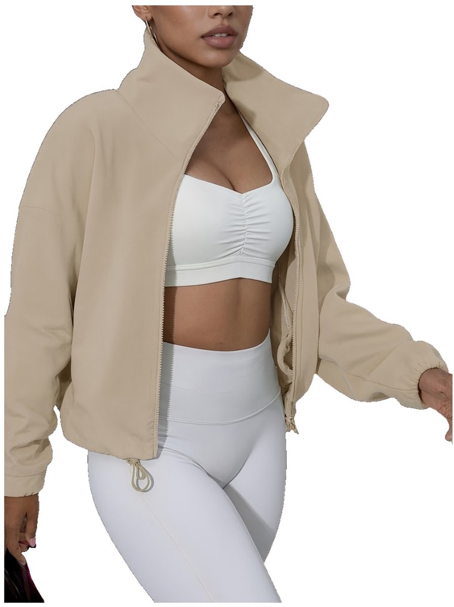 Currero Vest Dames Met Rits Sweater Cardigan Gebreid Sweaters Hoodie Warme Trui Lange Mouw Creme