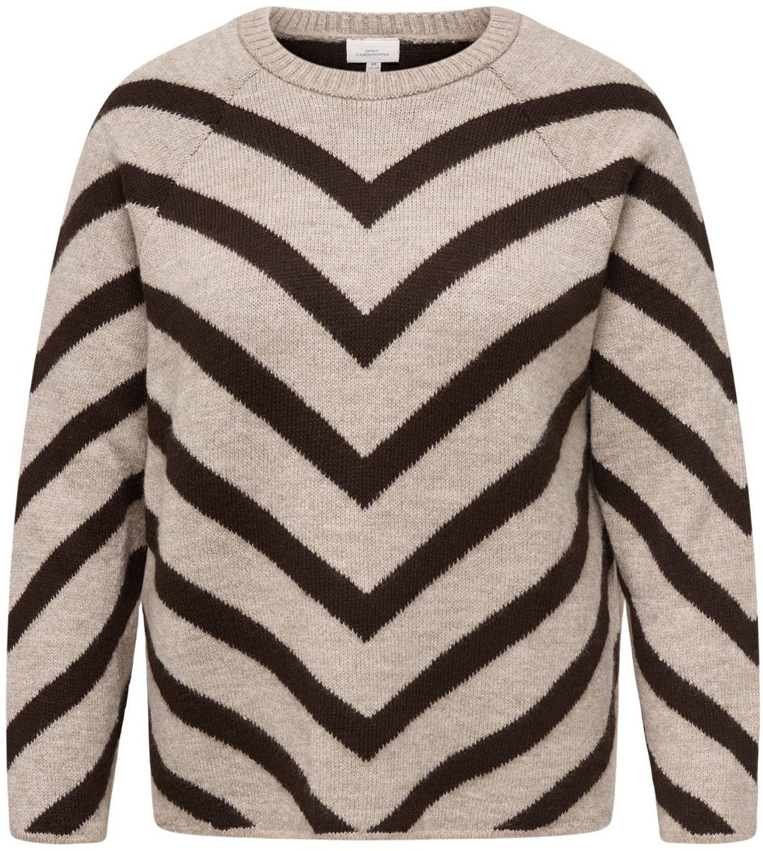 ONLY CARMAKOMA - CARELIZA L/S PULLOVER KNT NOOS Dames Trui