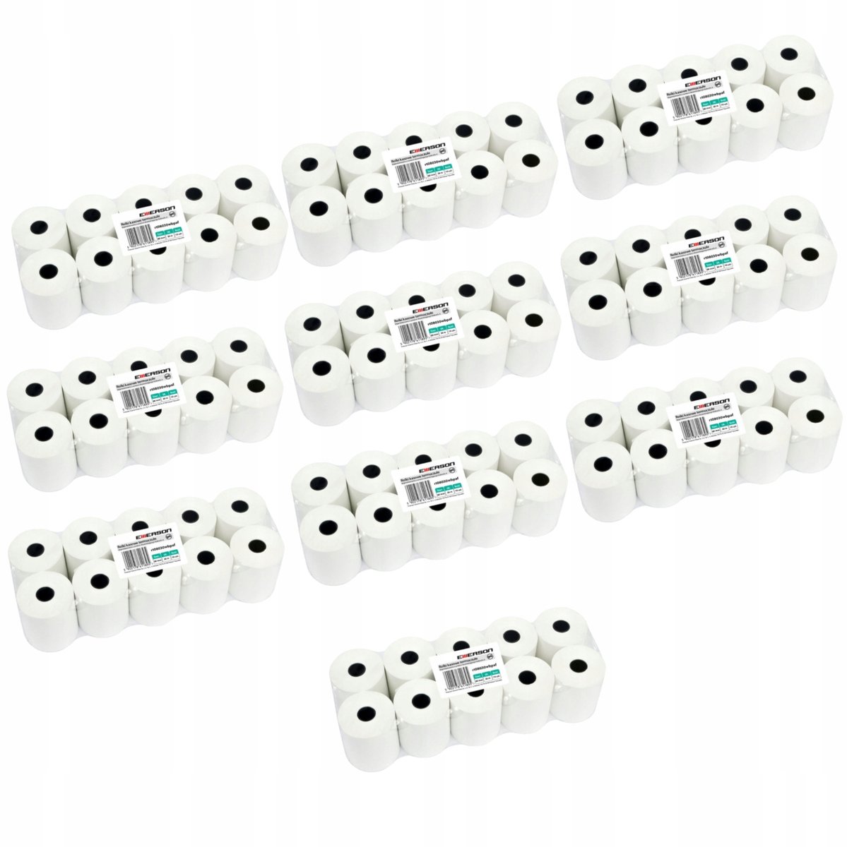 Set van 10 thermische kassabonnen, 80mm x 30m