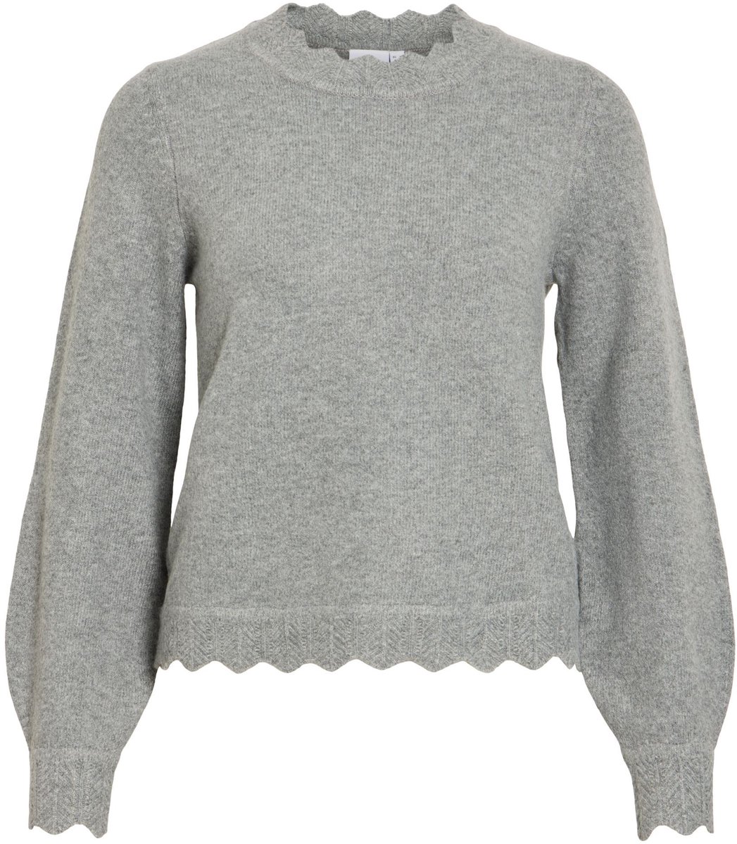 VILA - VINIKOLINA O-NECK L/S KNIT TOP - NOOS - Dames - Gebreide truien