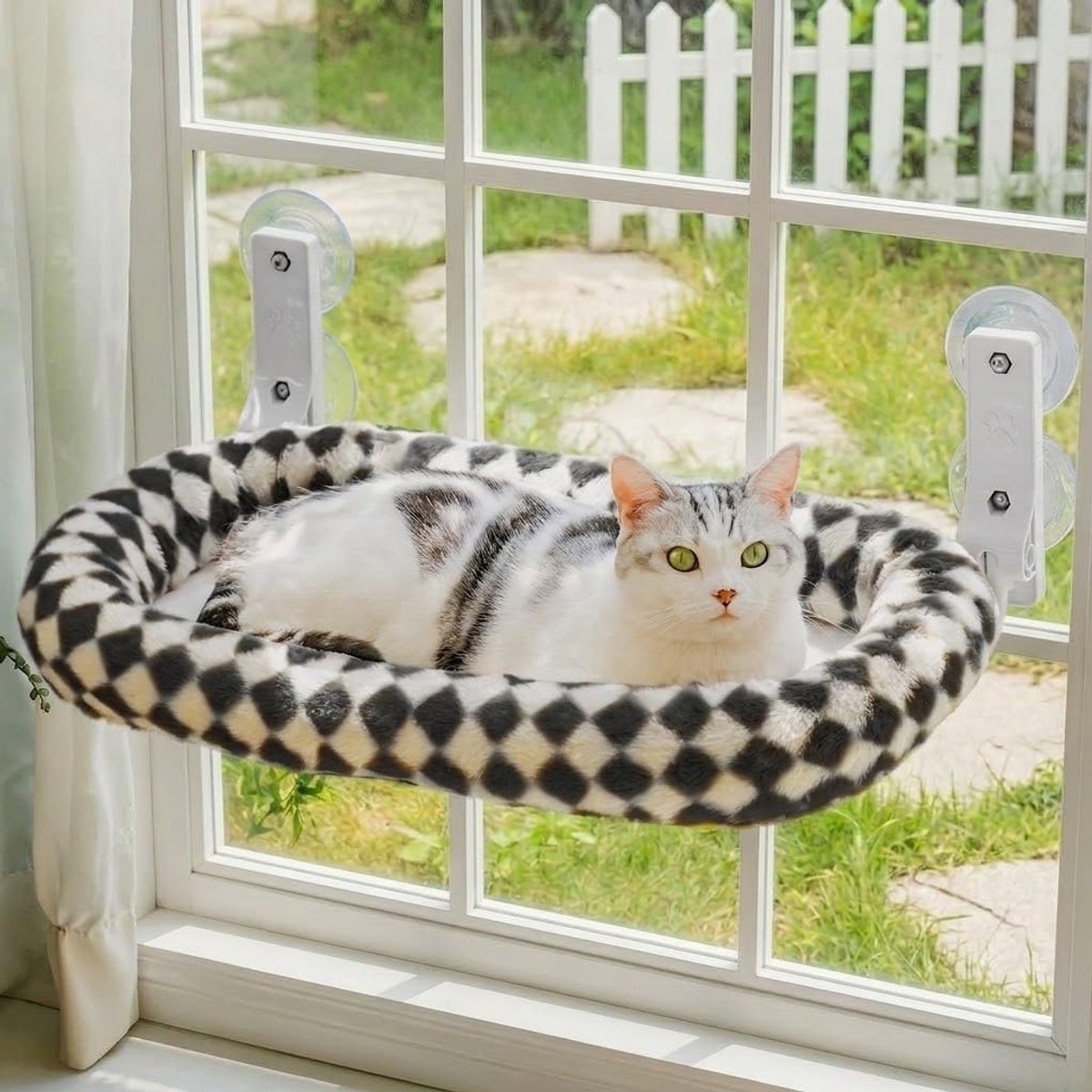 Vouwbare kattenhangmat voor raam, wasbaar en stevig tot 18 kg - Ideaal voor kattenliefhebbers