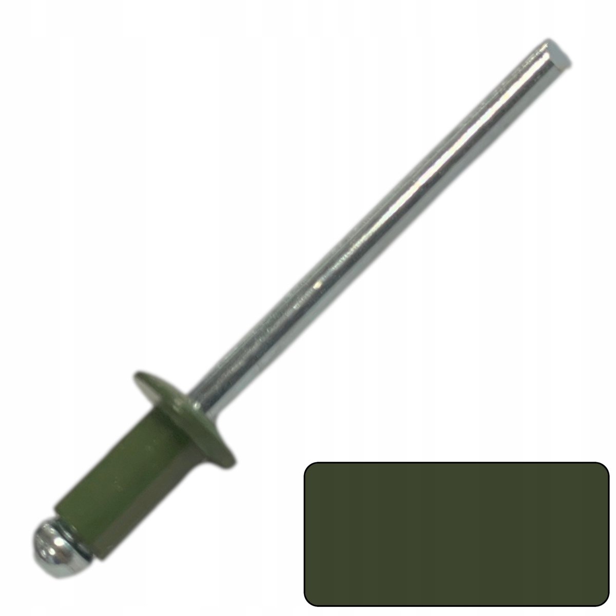 Blindklinknagels 4x8mm RAL6003 Olijfgroen - 100 Stuks