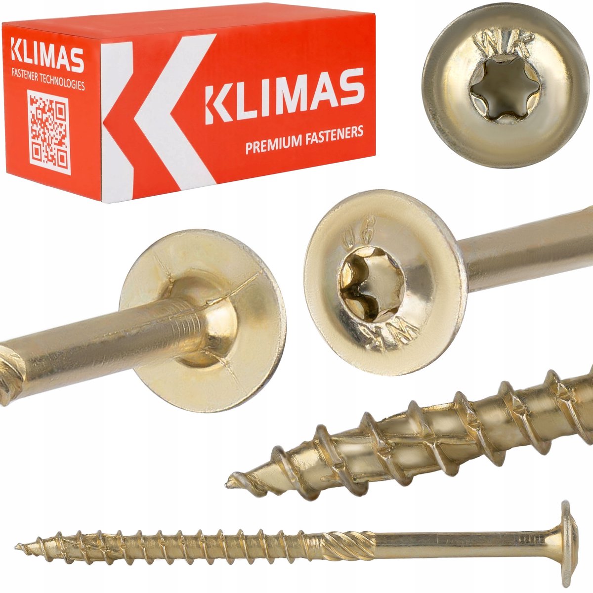Klimas Houtschroeven 10x320mm TX40 Verzinkt 25 stuks