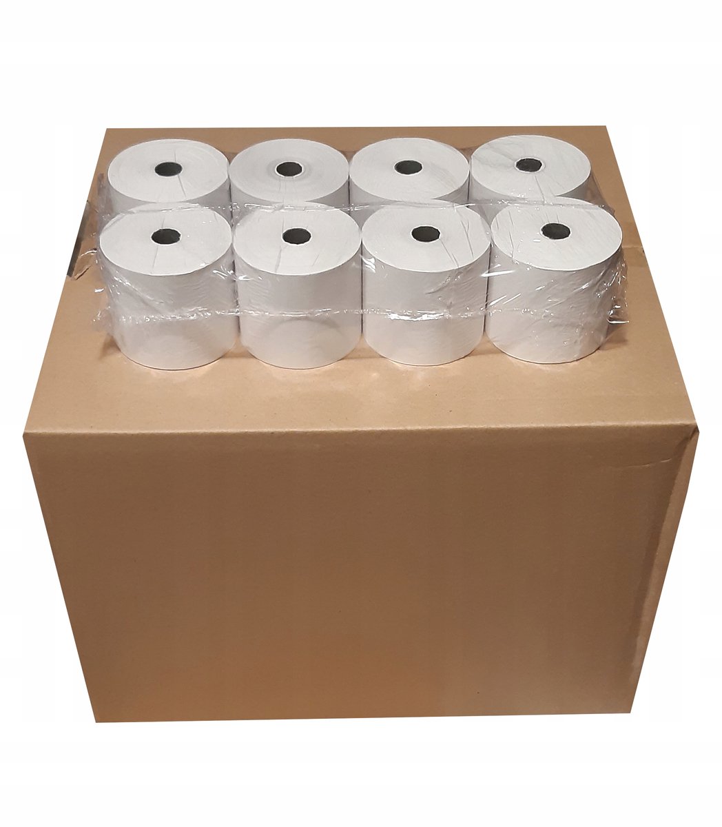80x Thermische Kassabonnenrol 57x60mm - BPA Vrij