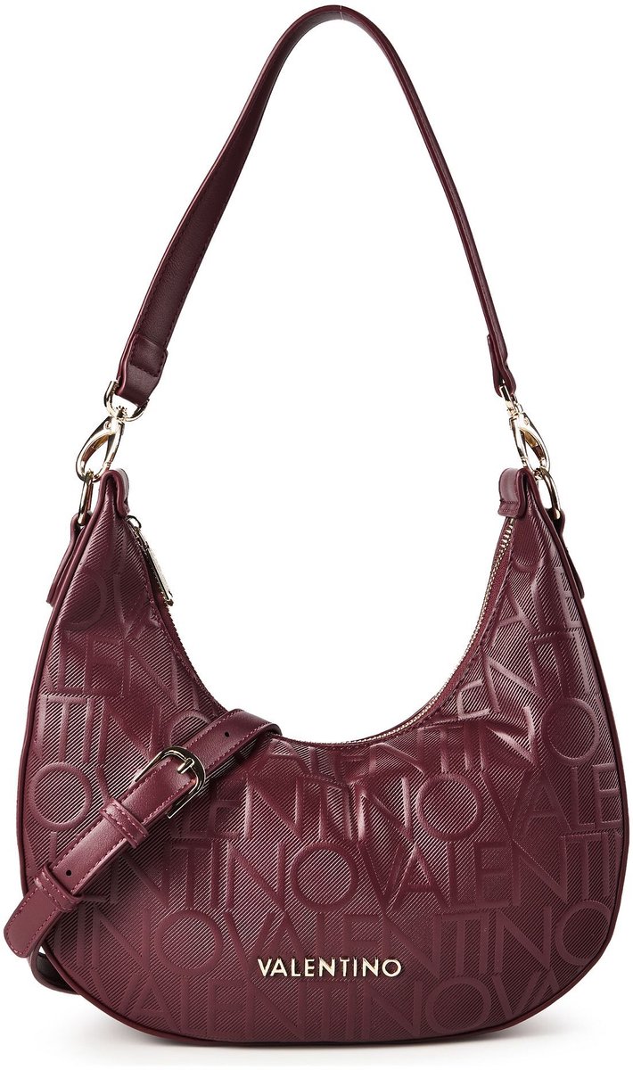 VALENTINO schoudertas Gynevra Hobo Bag Bordeaux wijnrood