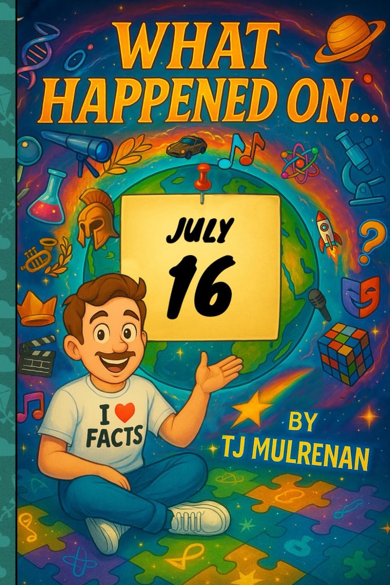 July 16: Amazing stories and brain-teasing puzzles from one unforgettable day in history — perfect for curious minds - ShopVlot