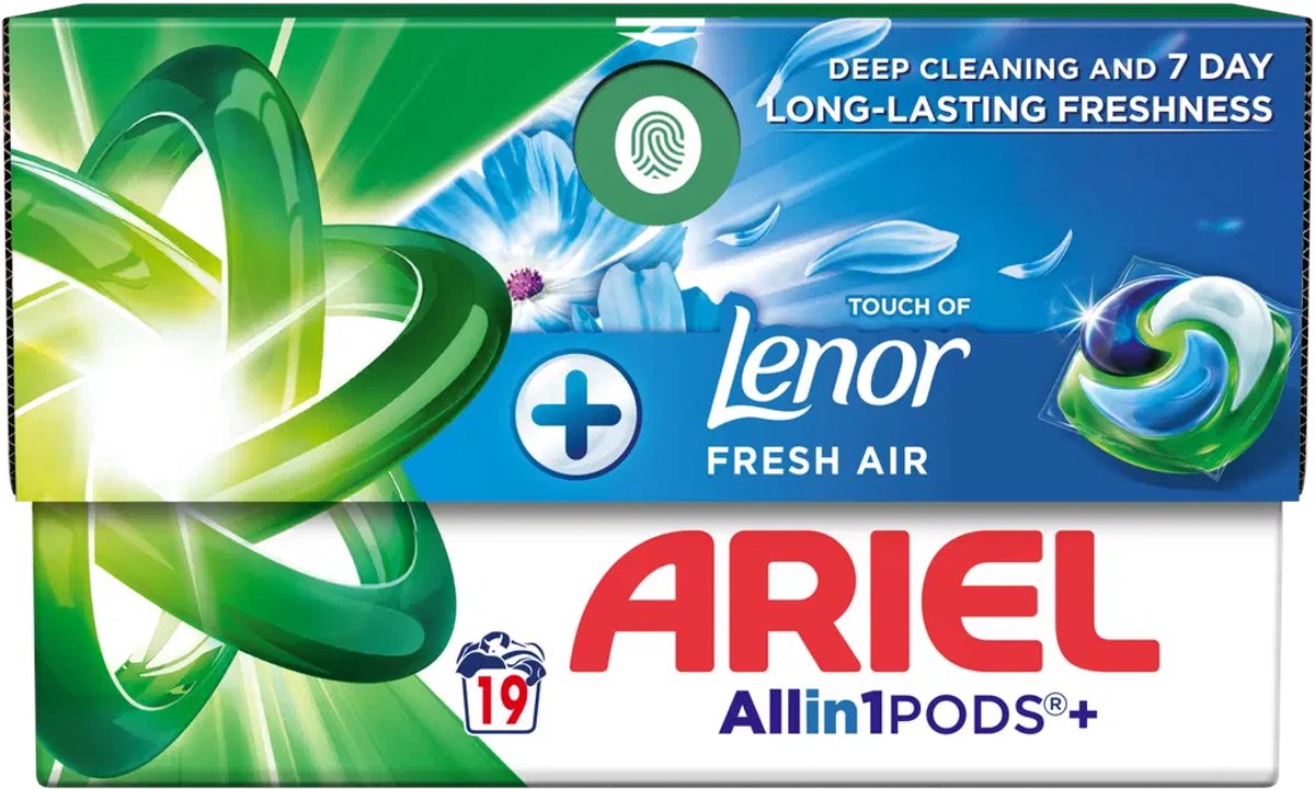 Ariel Pods Allin1 - 19sc395.2gr - fresh air - +touch of lenor