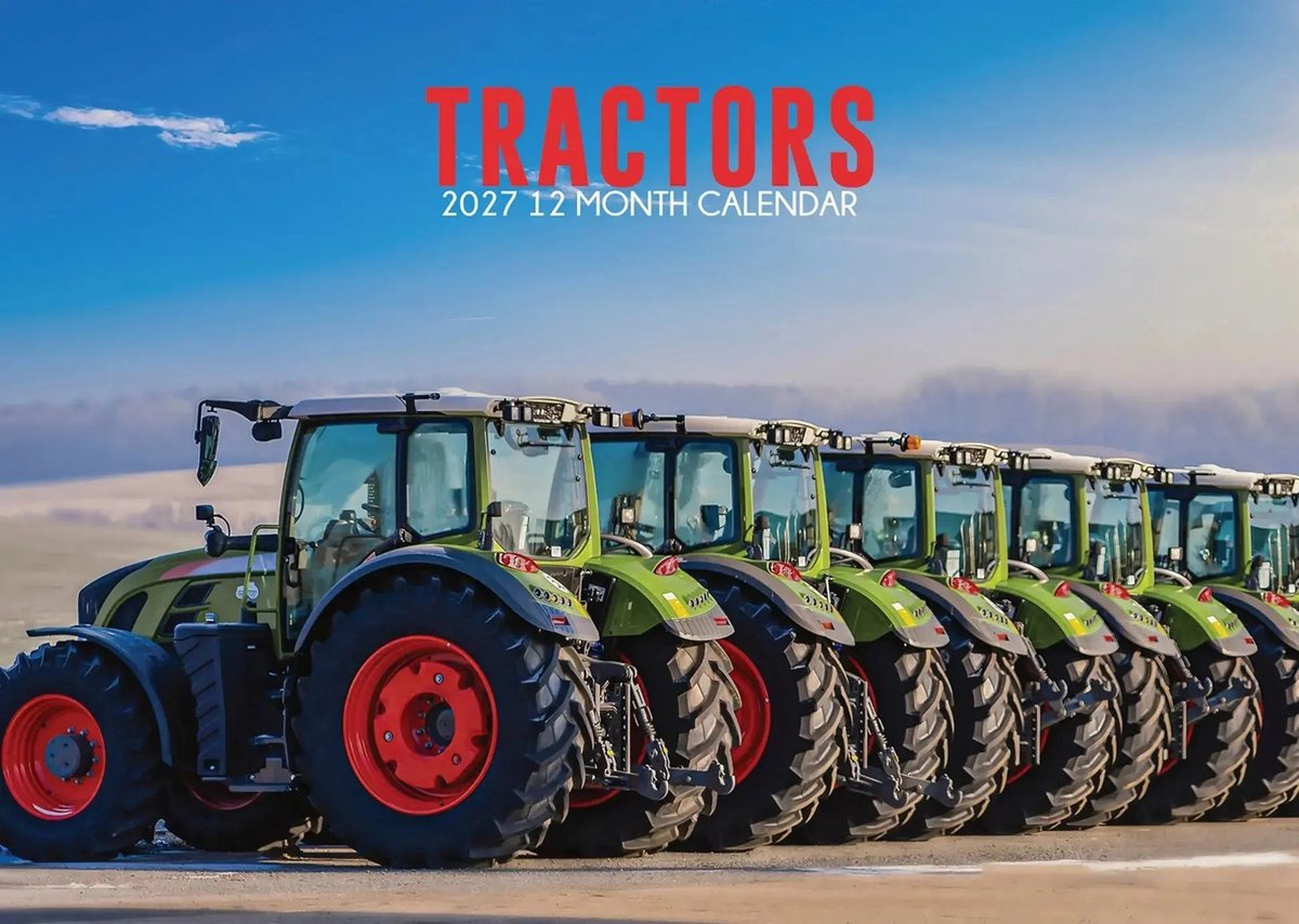 Tractors A3 Kalender 2027