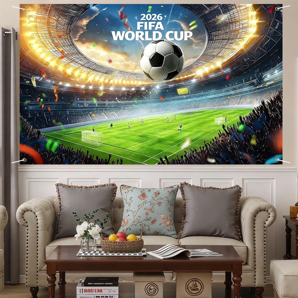 Elzusha - Verjaardagsbanner, 180 x 110 cm, Decoratie voor Feesten