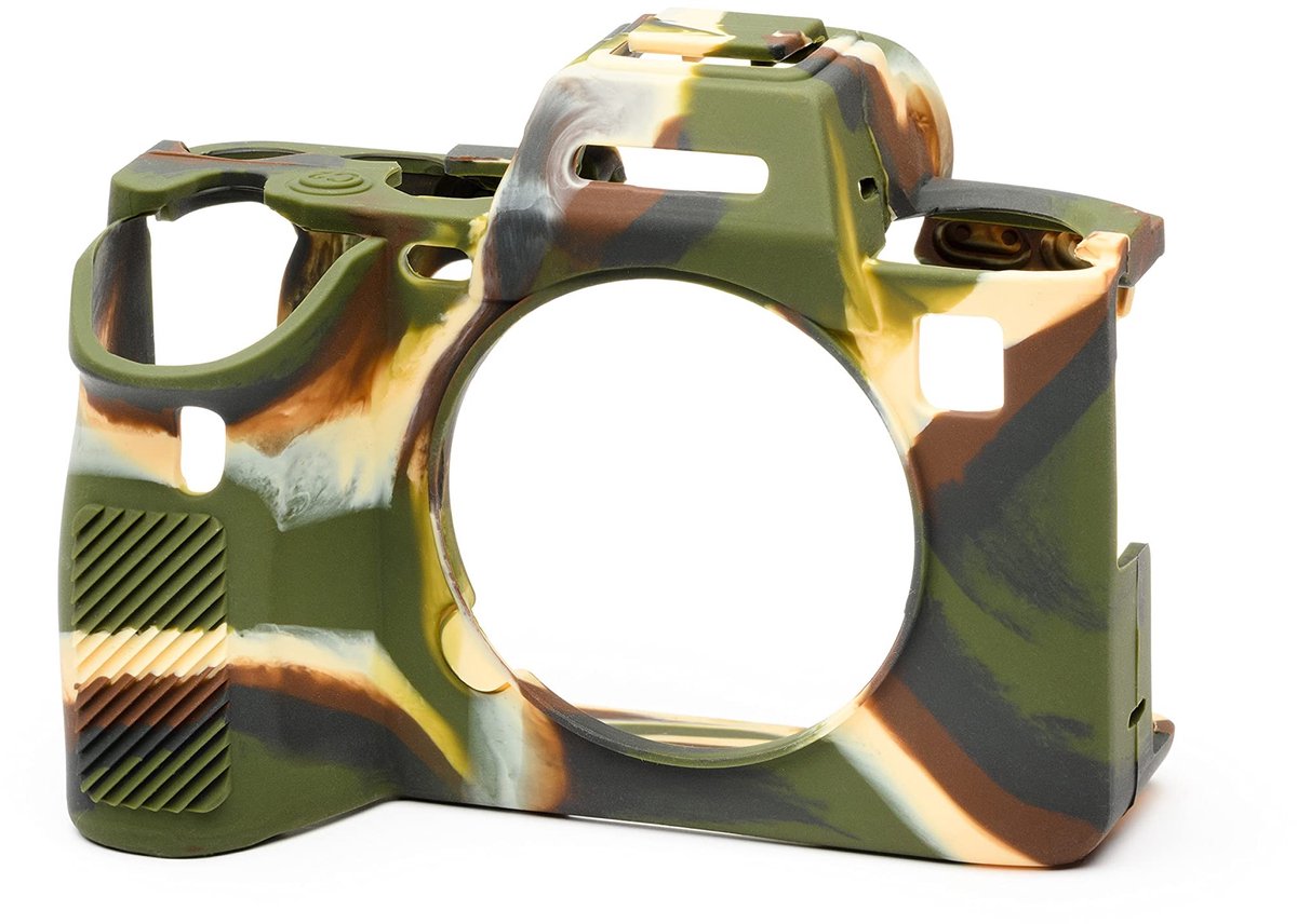 Elzusha - Silicone Camera Case - Bescherming voor Sony A7 MkIV - Camouflage