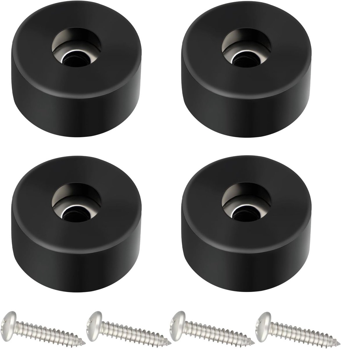 Set van 4 Rubber Drukwasmachine Voeten - Antivibratie Voetpads voor Compressoren en Generatoren