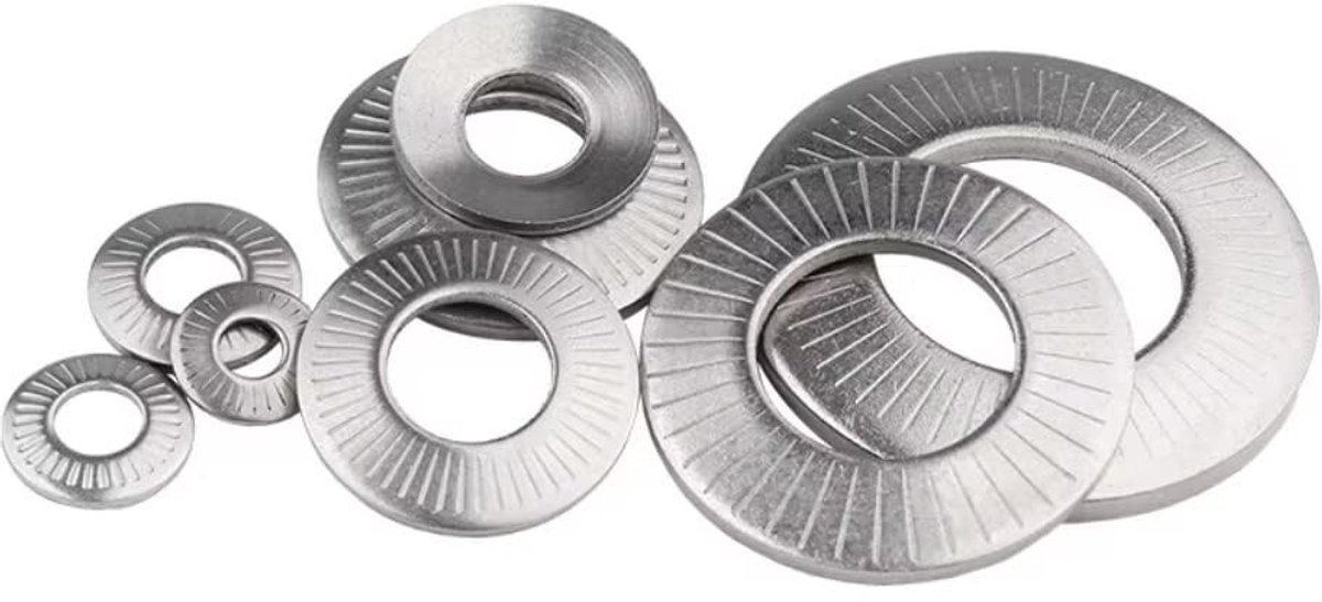 Elzusha - Set van 50 RVS Bevestigingsringen M5 x 12 mm