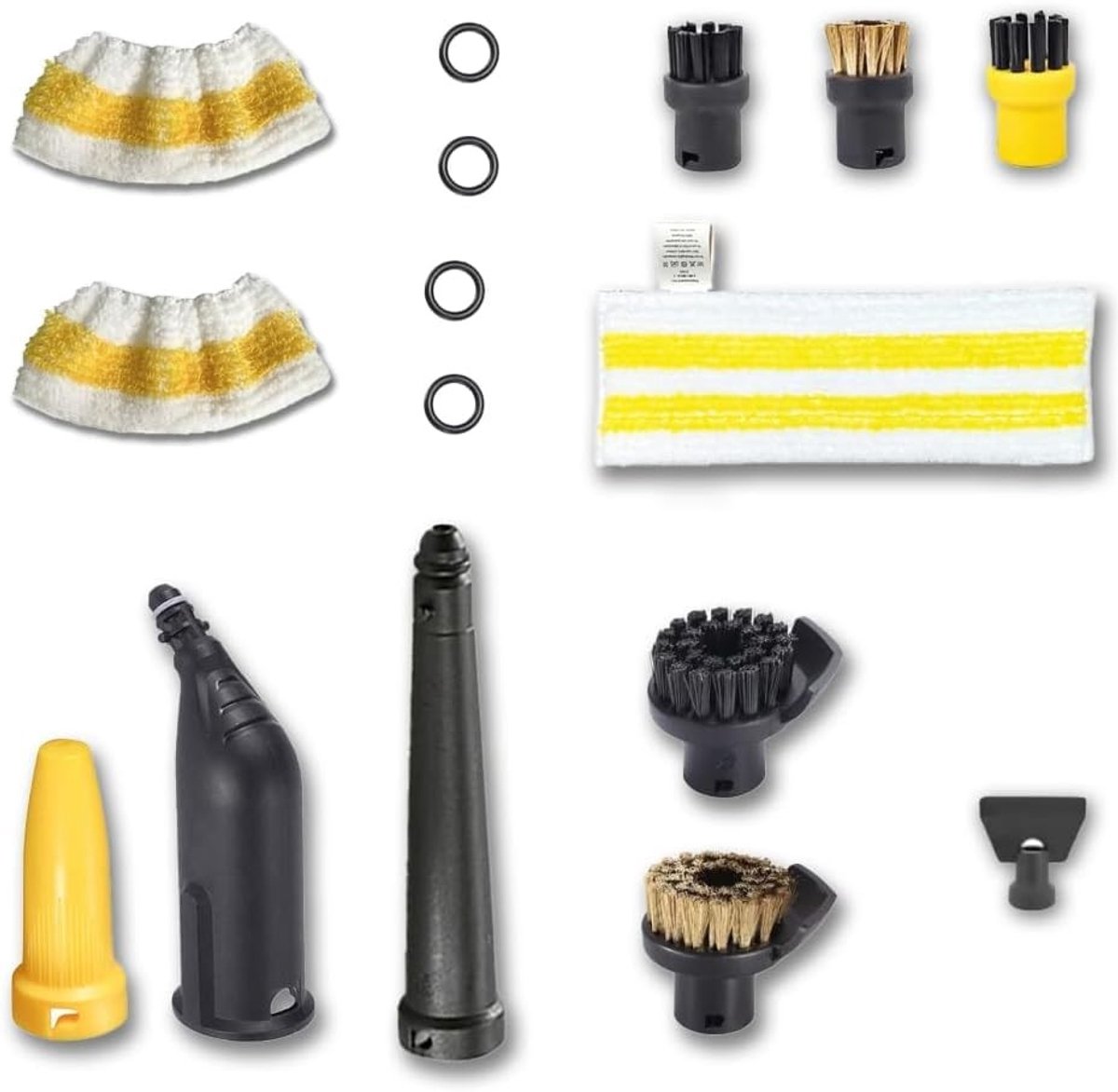 Elzusha - Accessoireset voor Kärcher Stoomreiniger - 16 Stuks