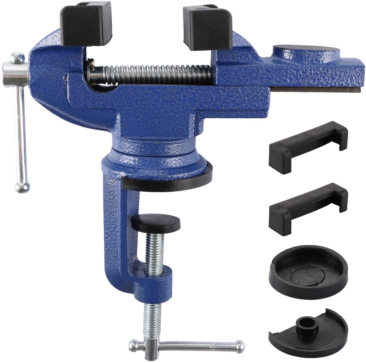 Elzusha - 70 mm Draaibare Tafelvice voor Werkbank met 360° Klemfunctie