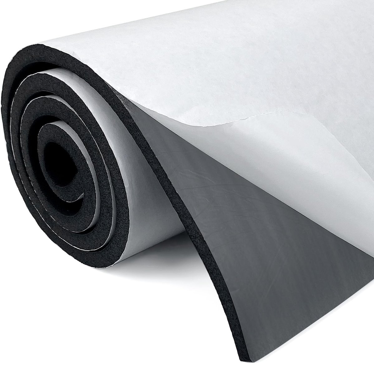 Solidchoice - Zelfklevende Neopreen Foam Rol - Geluidsisolatie en Schokabsorptie, 3 m Lang
