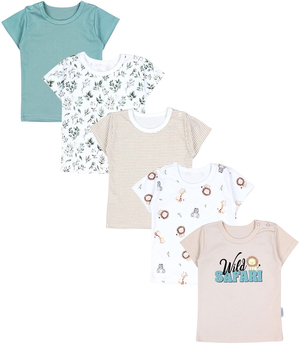Solidchoice - Set van 5 Baby T-Shirts