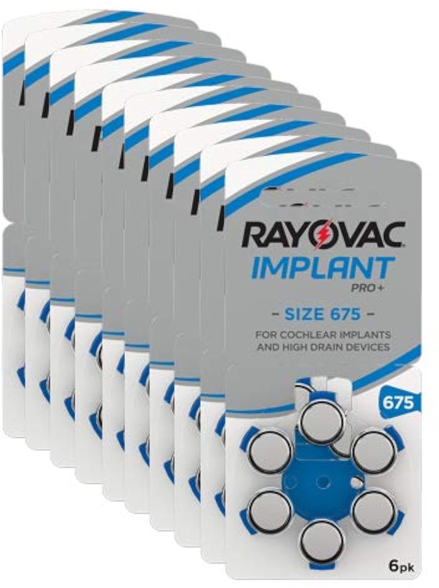 Solidchoice - Set van 60 LR44 Batterijen voor Cochleaire Implantaten