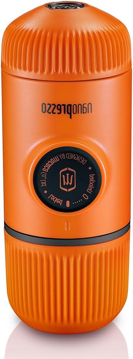 Espresso Machine - Koffiezetapparaat - Onderweg Koffie - Handmatige Bediening - 80 ml Capaciteit - Oranje