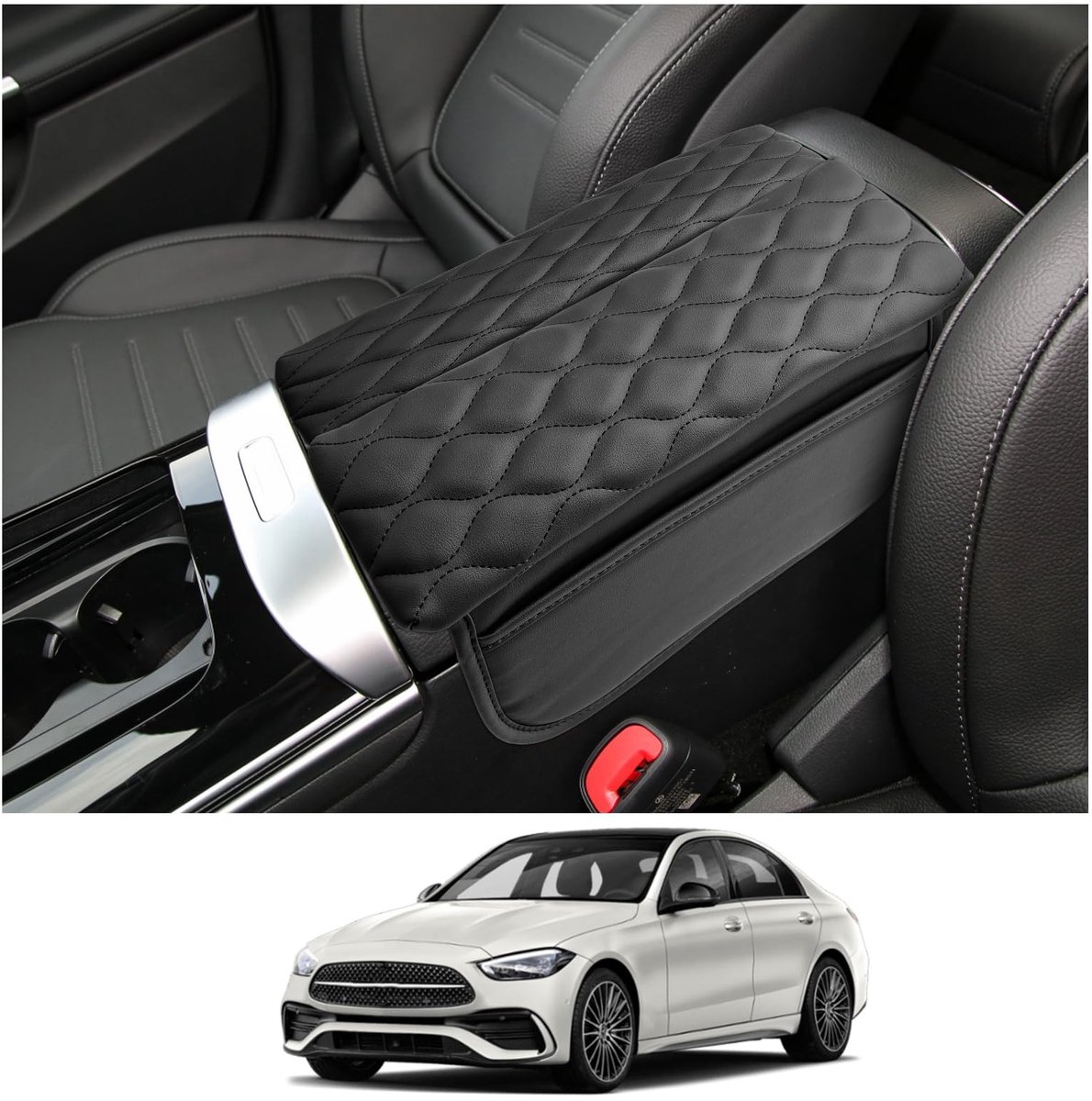 Solidchoice - Armleuning Deksel voor Mercedes-Benz C-Klasse W206 2022-2025