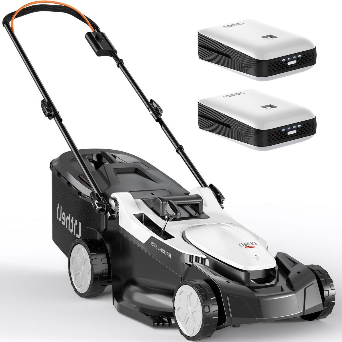 Accu Grasmaaier - Elektrische Grasmaaier - Gazon Onderhoud - Borstelloze Motor - 43 cm Snijdbreedte - Zwart