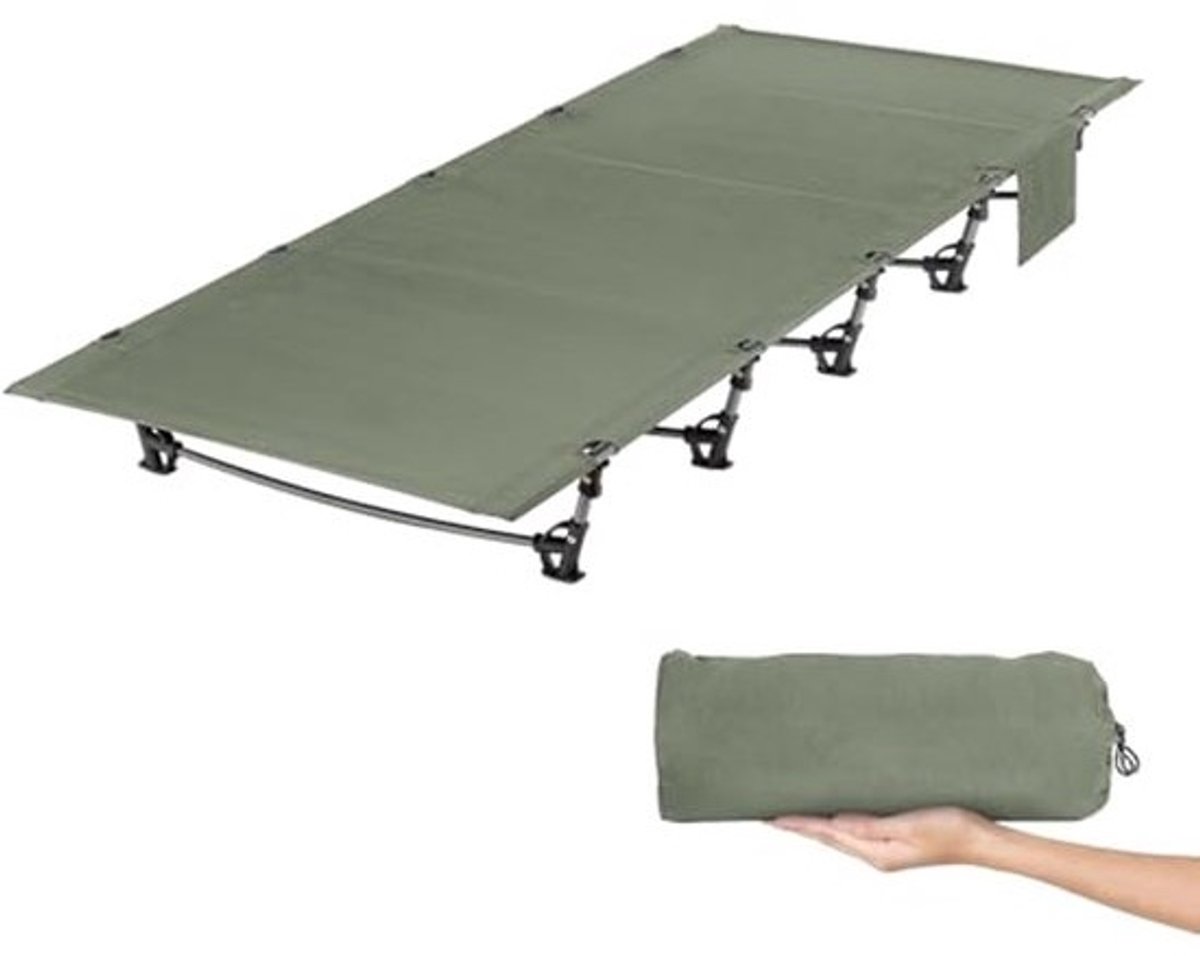 Ultralicht Opvouwbaar Campingbed voor Outdoor Activiteiten - Draagbaar en Compact