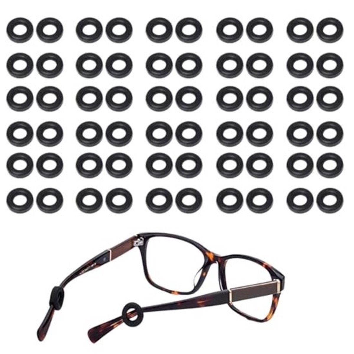 30 Paar Siliconen Brillenhouders en Anti-Slip Accessoires voor Brillen