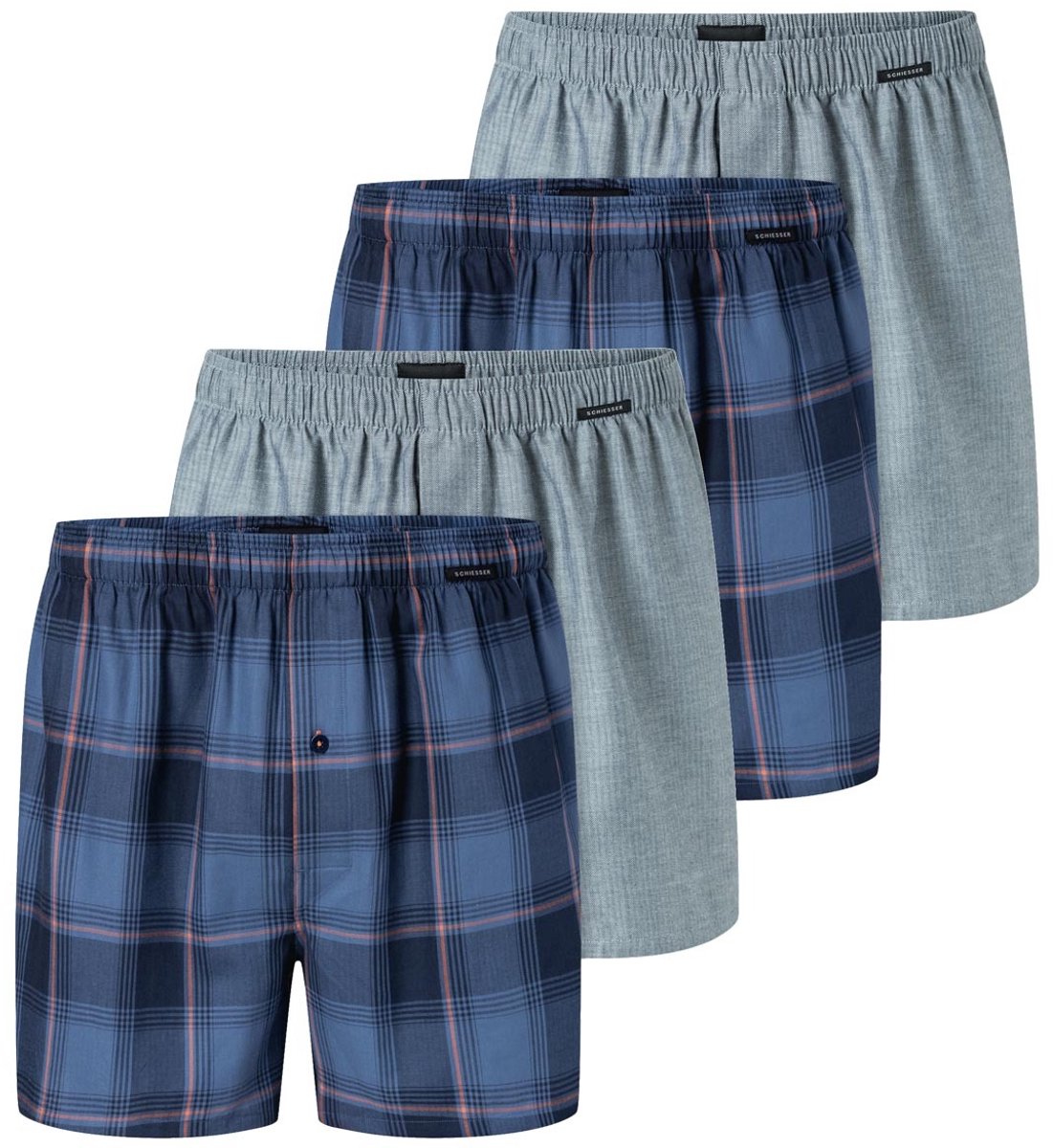 Schiesser Heren boxershort 4 pack Web