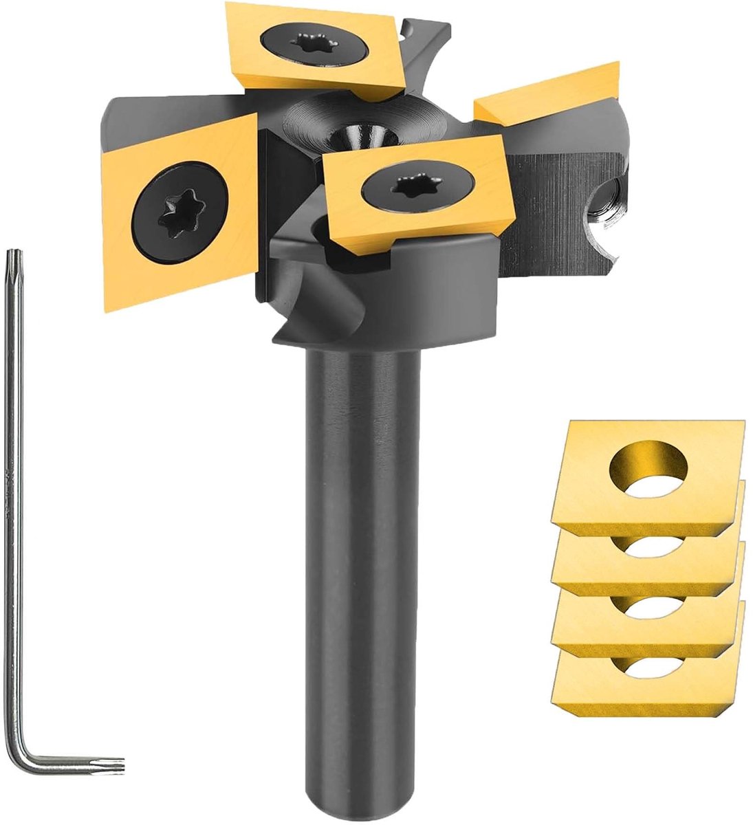 Elzusha - CNC Frees Cutter met 4 Verwisselbare Snijbladen