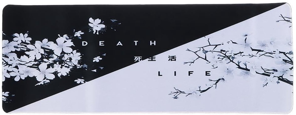 Elzusha - Grote Antislip Muismat met Japanse Kersenbloesem Design