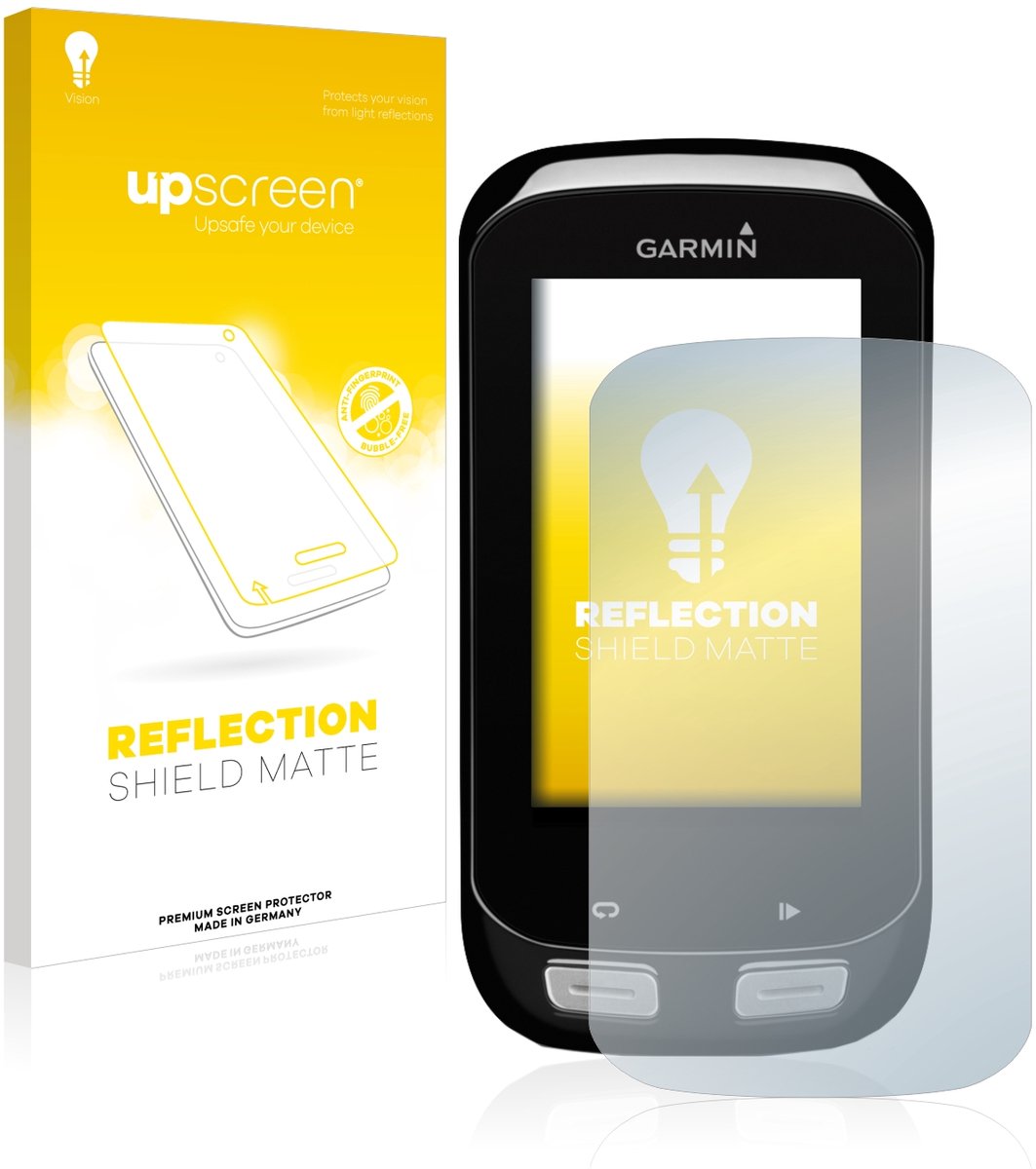 upscreen - Screenprotector voor Garmin Edge 1000 - Folie Beschermfolie anti glare matte