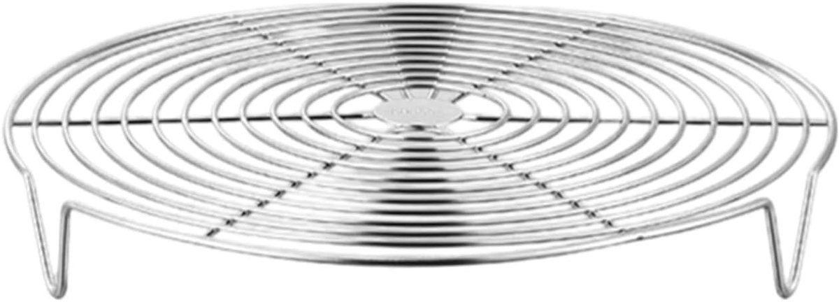 Kookrek van roestvrij staal voor stomen en afkoelen, geschikt voor pannen en wokken (28 cm) - ideaal voor koken, bakken en grillen
