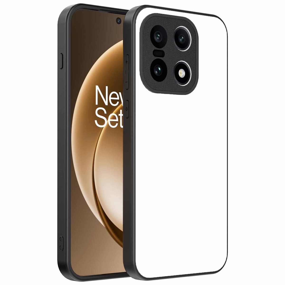 Smartphonica Geschikt voor OnePlus 15 Sublimatie Hoesje TPU – Geschikt Voor Sublimatiedruk Warmtepers – Doe Het Zelf Case Met Eigen Foto Of Opdruk geschikt voor OnePlus 15
