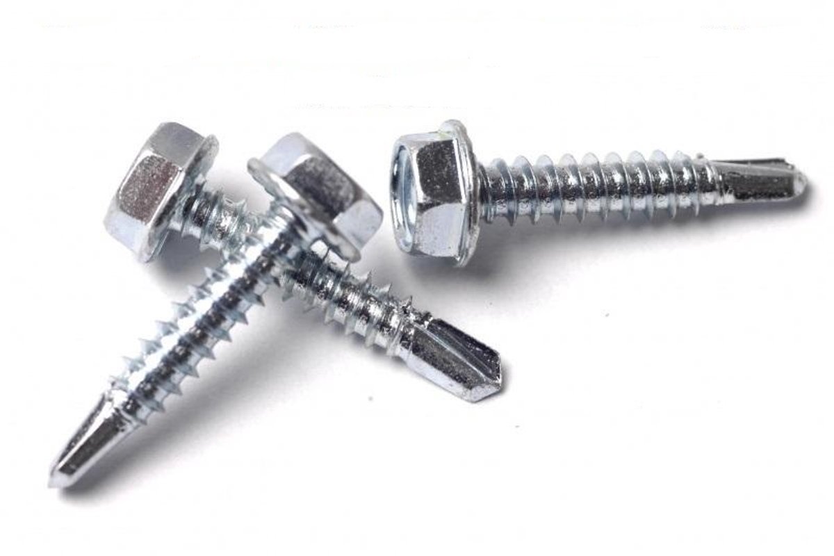 Zelfborende schroeven metaal 5,5x32mm - 10 stuks
