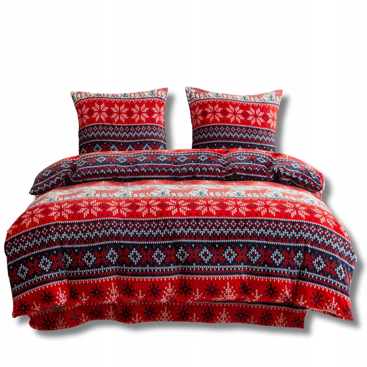 Zachte Pluche Dekbedovertrekset 220x200cm Winterthema