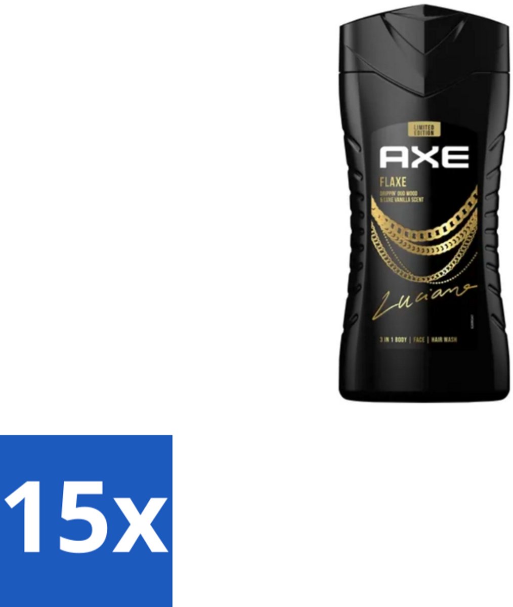 Axe – Douchegel – Flaxe – 250 ml - Bulkverpakking - 15 stuks