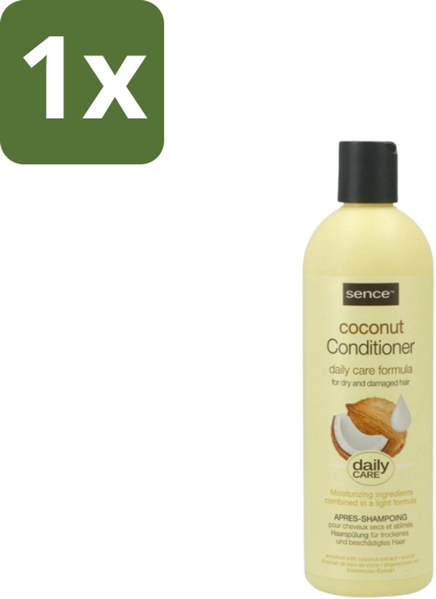 1 x Sence – Conditioner – Coconut – 400 ml - Conditioner Voor Droog Haar - Kokos Conditioner - Voedend Haar - Herstel Voor Beschadigd Haar - Zachte Haar