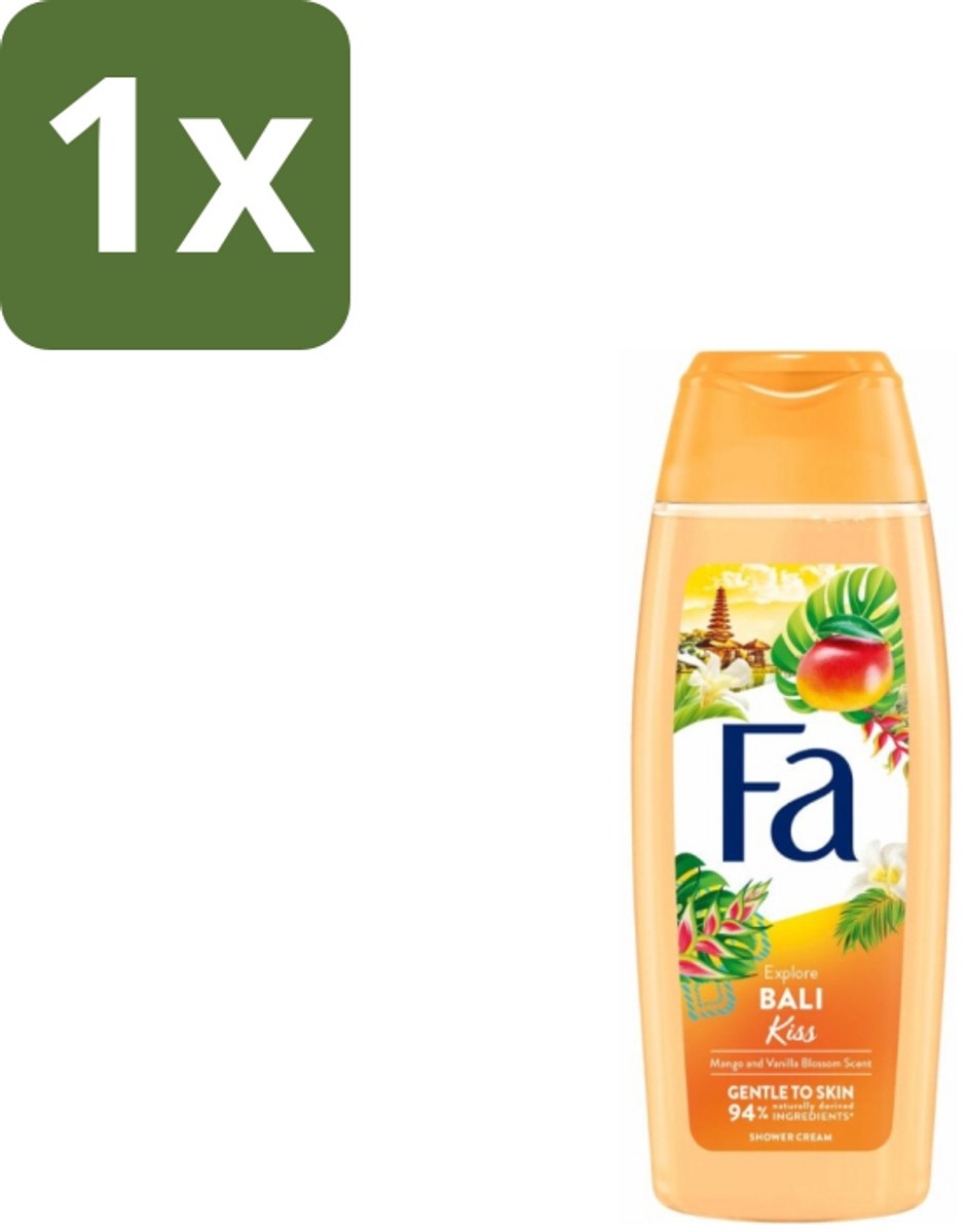 1 x Fa Douchegel Peach Pacific 250 ml - Douchegel - Mango - Vanillebloesem - Tropisch - Vegan