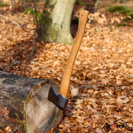 Bijl - Bosbijl Kloofbijl - Hout Bewerken - Geoptimaliseerde Geometrie - 50 cm 115 kg - Hickory Hout — afbeelding 4