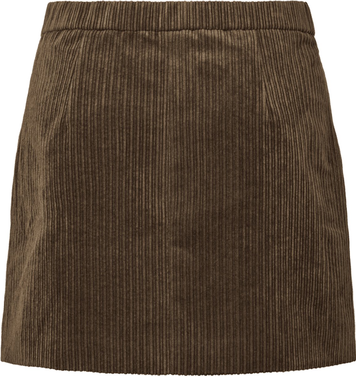 Pieces Pcaudre Cord Hw Skirt Wren | Bruin | Maat: M