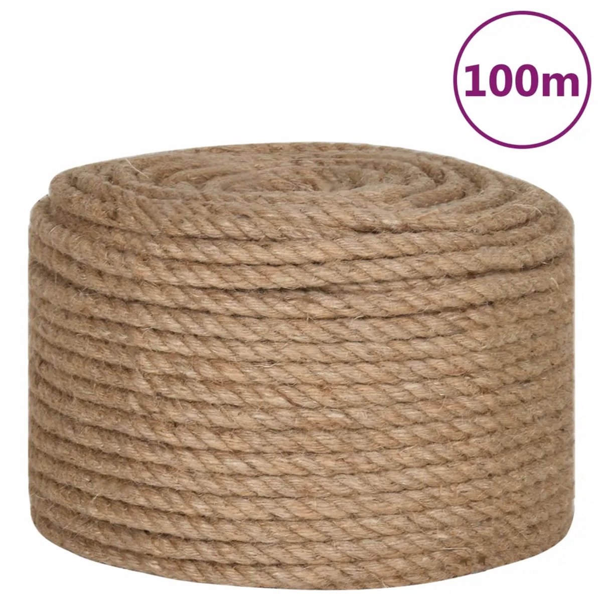 100% Jute Touw 14mm x 100m - Natuurlijk, Duurzaam en Zacht