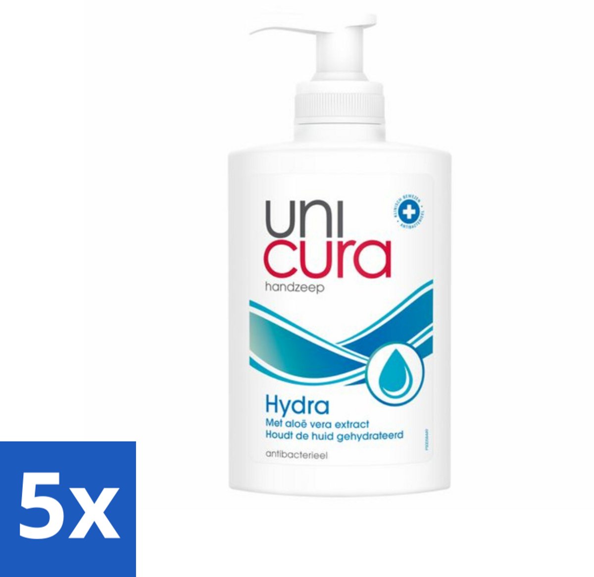 Unicura Vloeibare Handzeep Hydra 250 ml - Bulkverpakking - 5 stuks